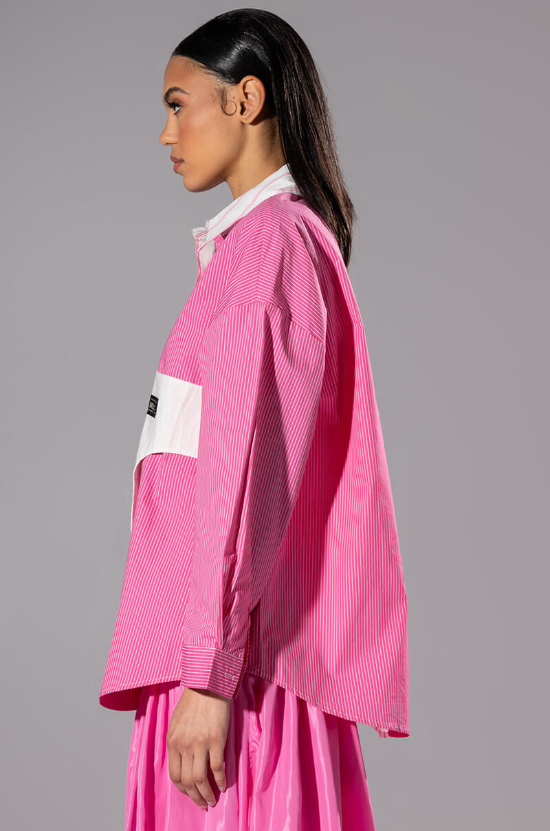 CAITLIN BUTTON DOWN LONG SLEEVE BLOUSE