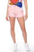 AMY FAUX LEATHER CARGO SHORTS