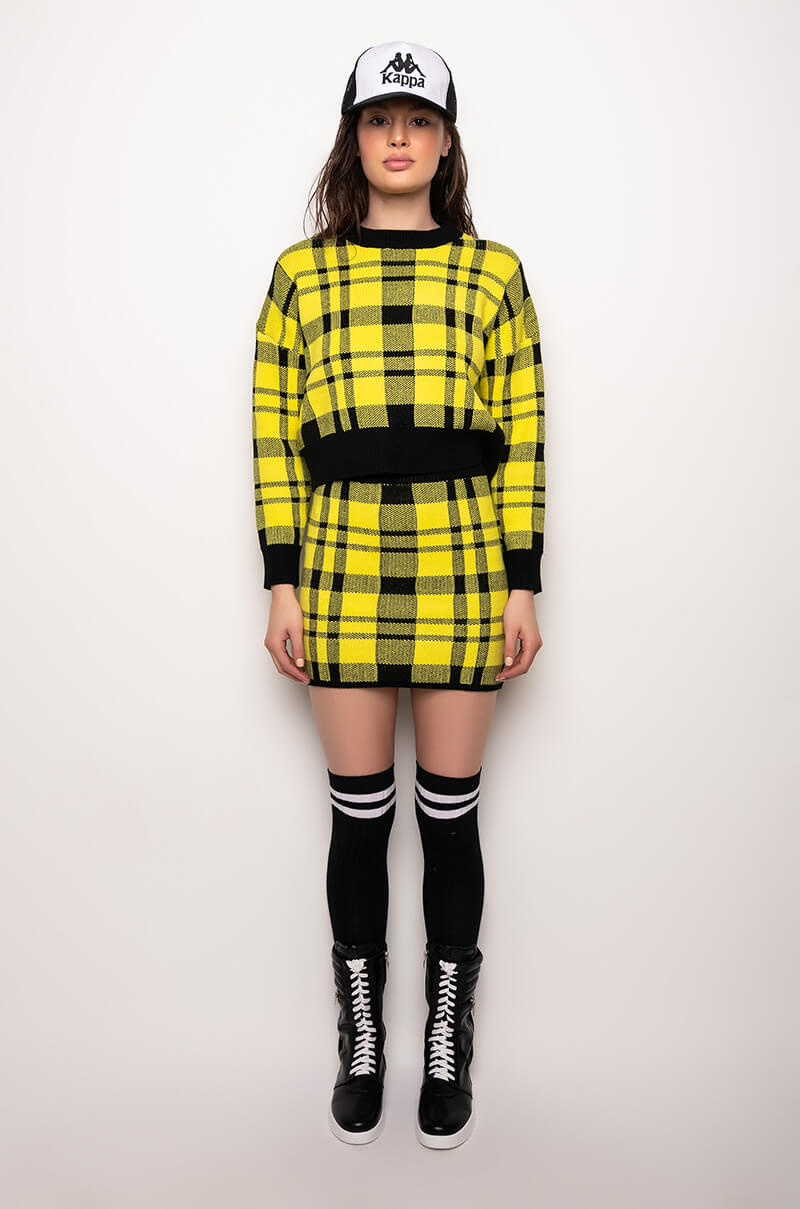 FRANCESCA KNIT MINI SKIRT