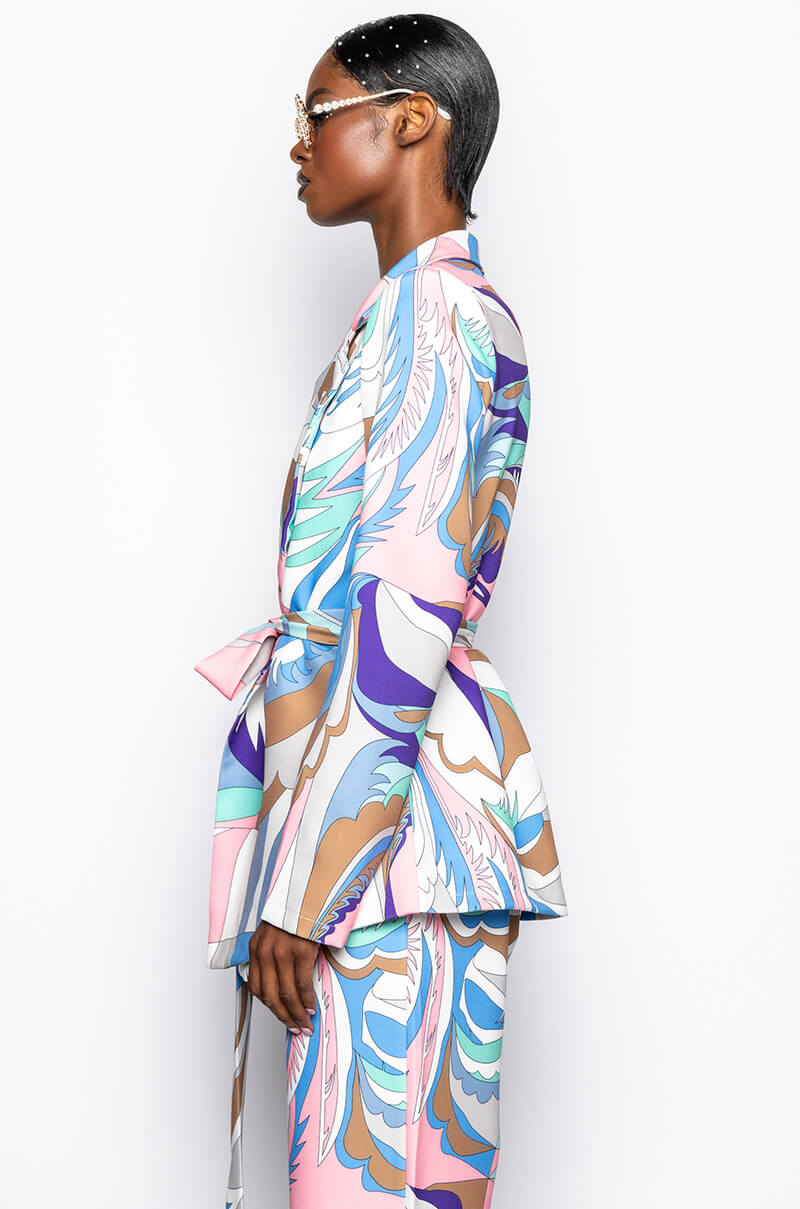 BREE PRINTED BLAZER