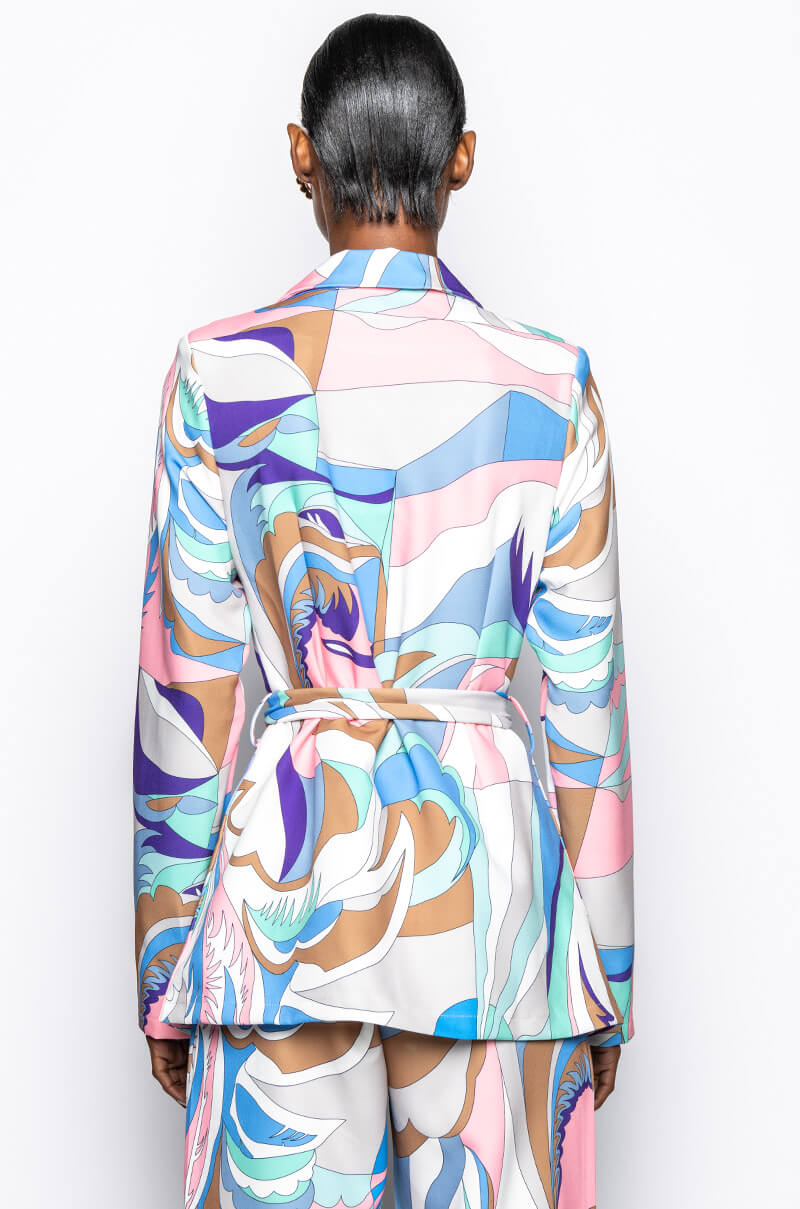 BREE PRINTED BLAZER