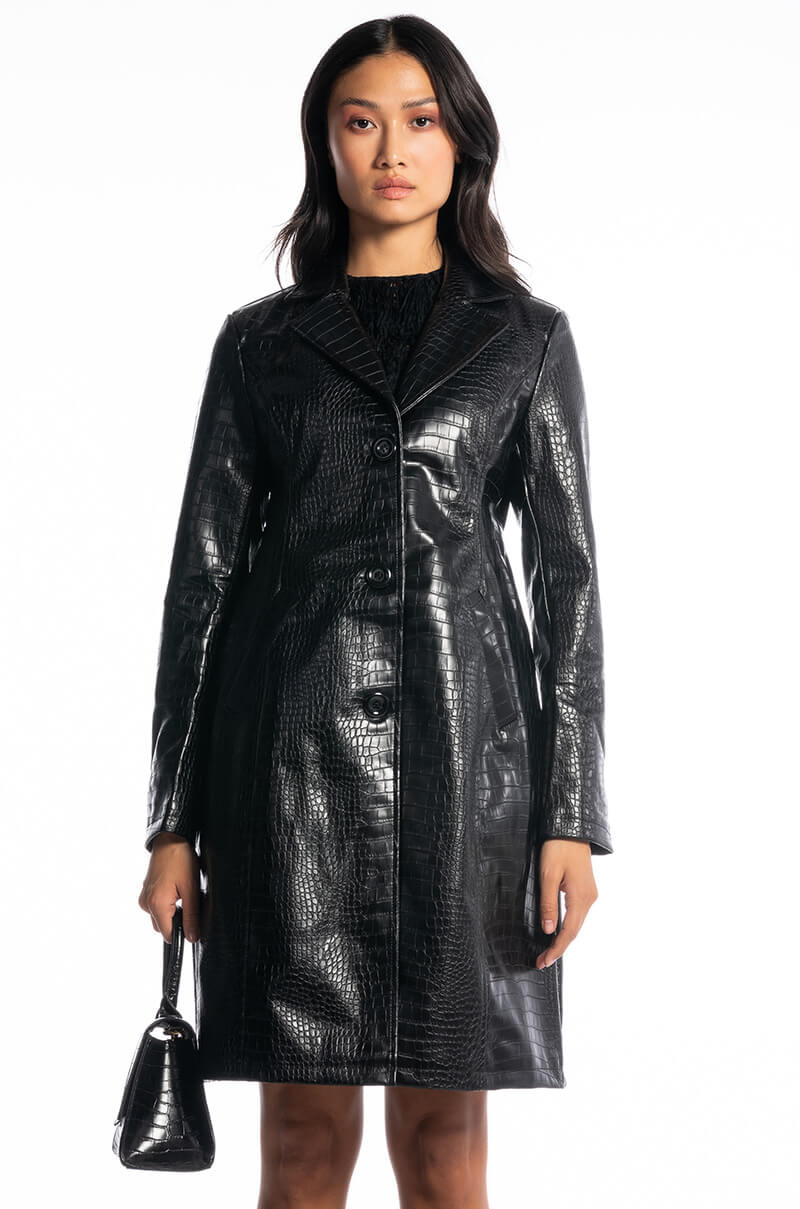 BRONX TALE LONG CROC TRENCH