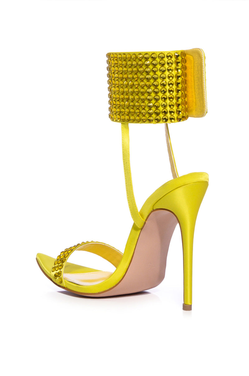 AZALEA WANG GRIFFON EMBELLISHED STILETTO SANDAL