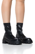 AZALEA WANG KNOXTON DENIM BOOT