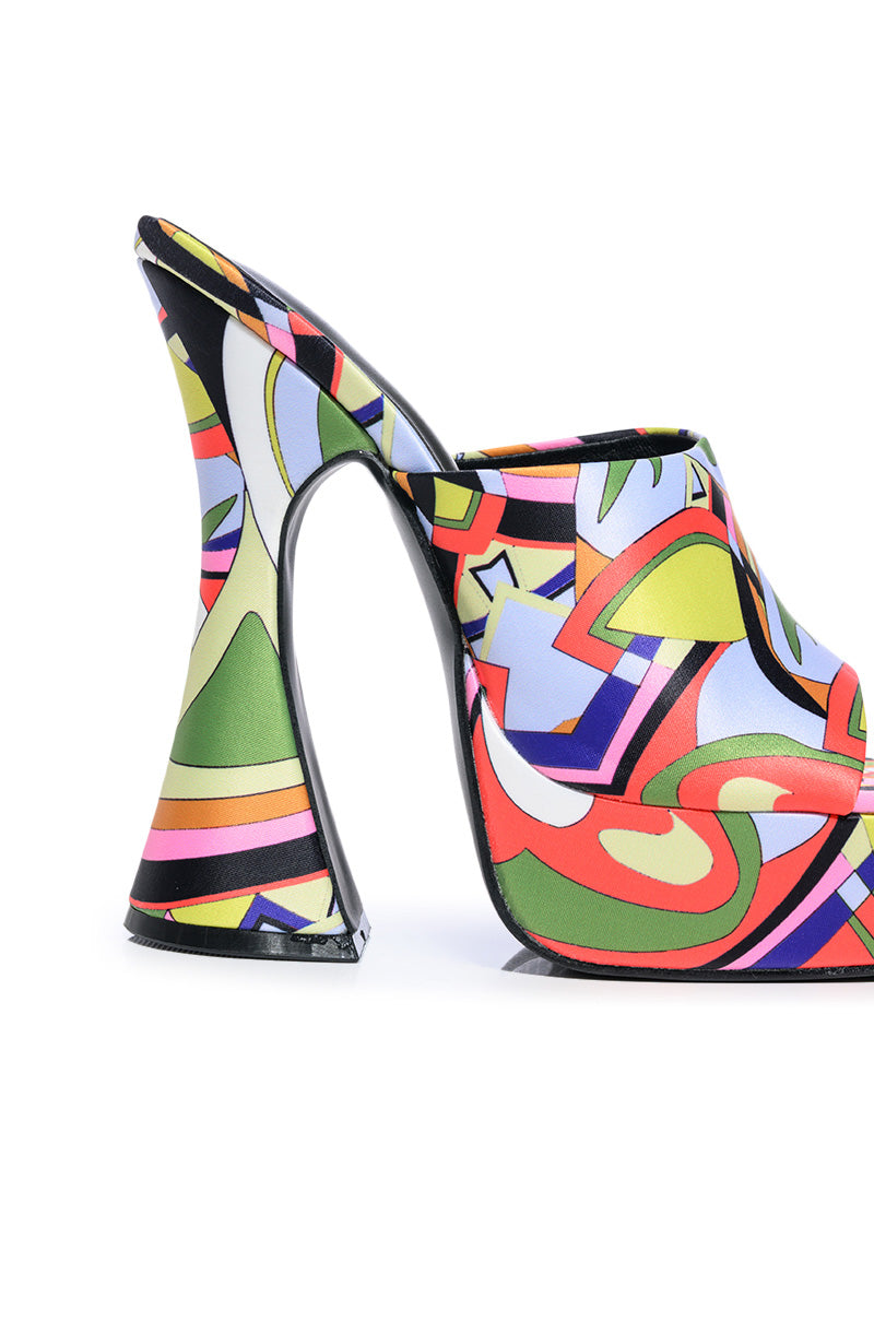 AZALEA WANG NAKISHA SATIN CHUNKY MULE