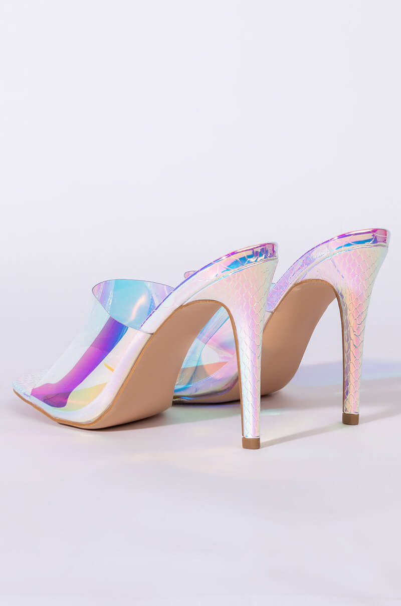 AZALEA WANG ON MY MIND STILETTO SANDAL IN MERMAID
