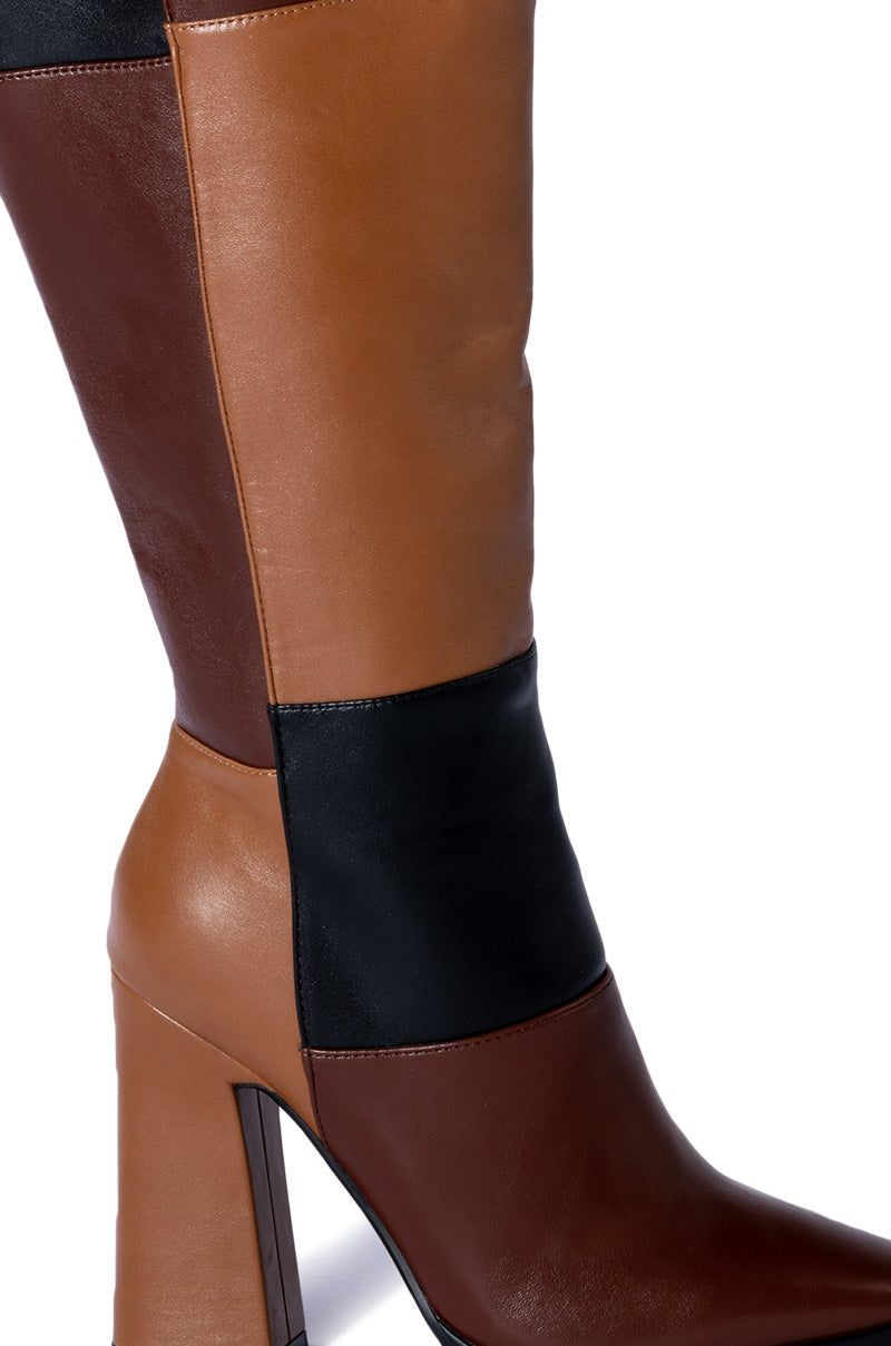 AZALEA WANG PRAIRIE PATCH BOOT IN MULTI