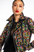 TASTE THE RAINBOW MOTO JACKET