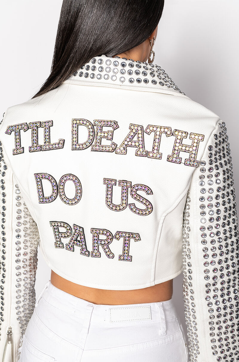 TIL DEATH DO WE PART MOTO JACKET
