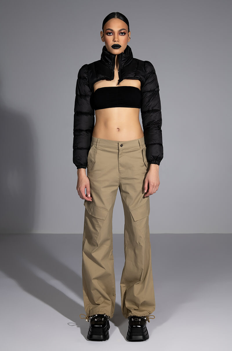 AZALEA WANG ULTRA CROP PUFFER JACKET
