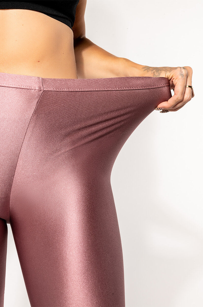 AZALEA WANG TAYTAY SEXY STILETTO BOOT PANT IN TAUPE STRETCH