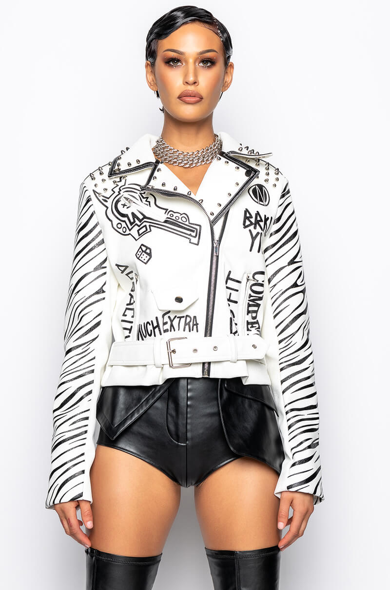 THE OG ZEPPELIN TAKES SUMMER MOTO JACKET