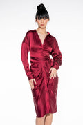 BABY COME BACK MAXI BUTTON UP MINI DRESS