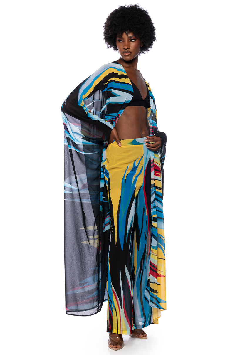 BAHAMA MAMA LONG SLEEVE TUNIC TOP