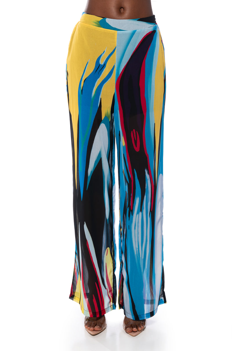 BAHAMA MAMA PALAZZO WIDE LEG PANT