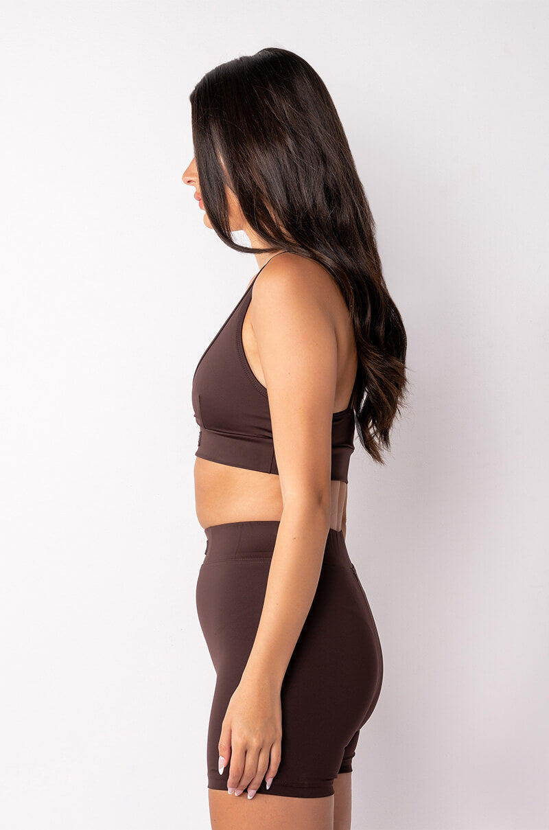 BASIC LUXE MOCHA BRALETTE