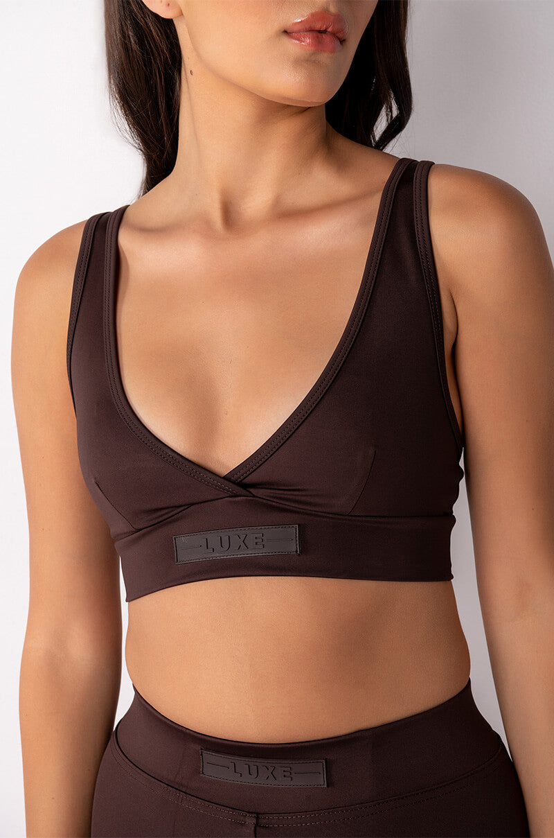BASIC LUXE MOCHA BRALETTE