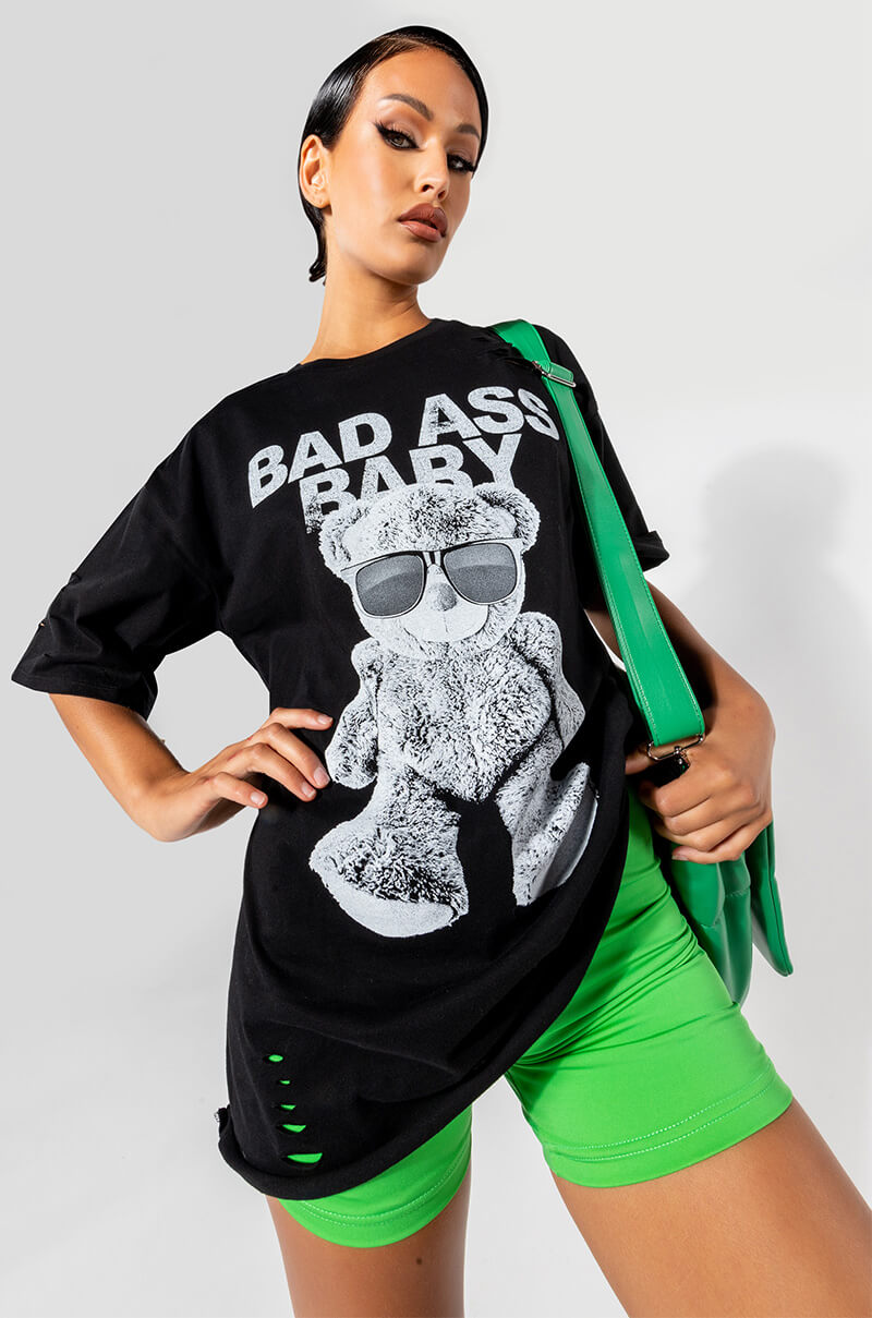BASIC LUXE NEON GREEN BIKER SHORT