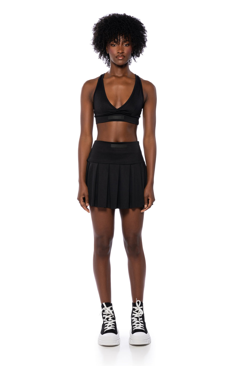ITS THE PAXTON LUXE PLEATED SKORT IN BLACK