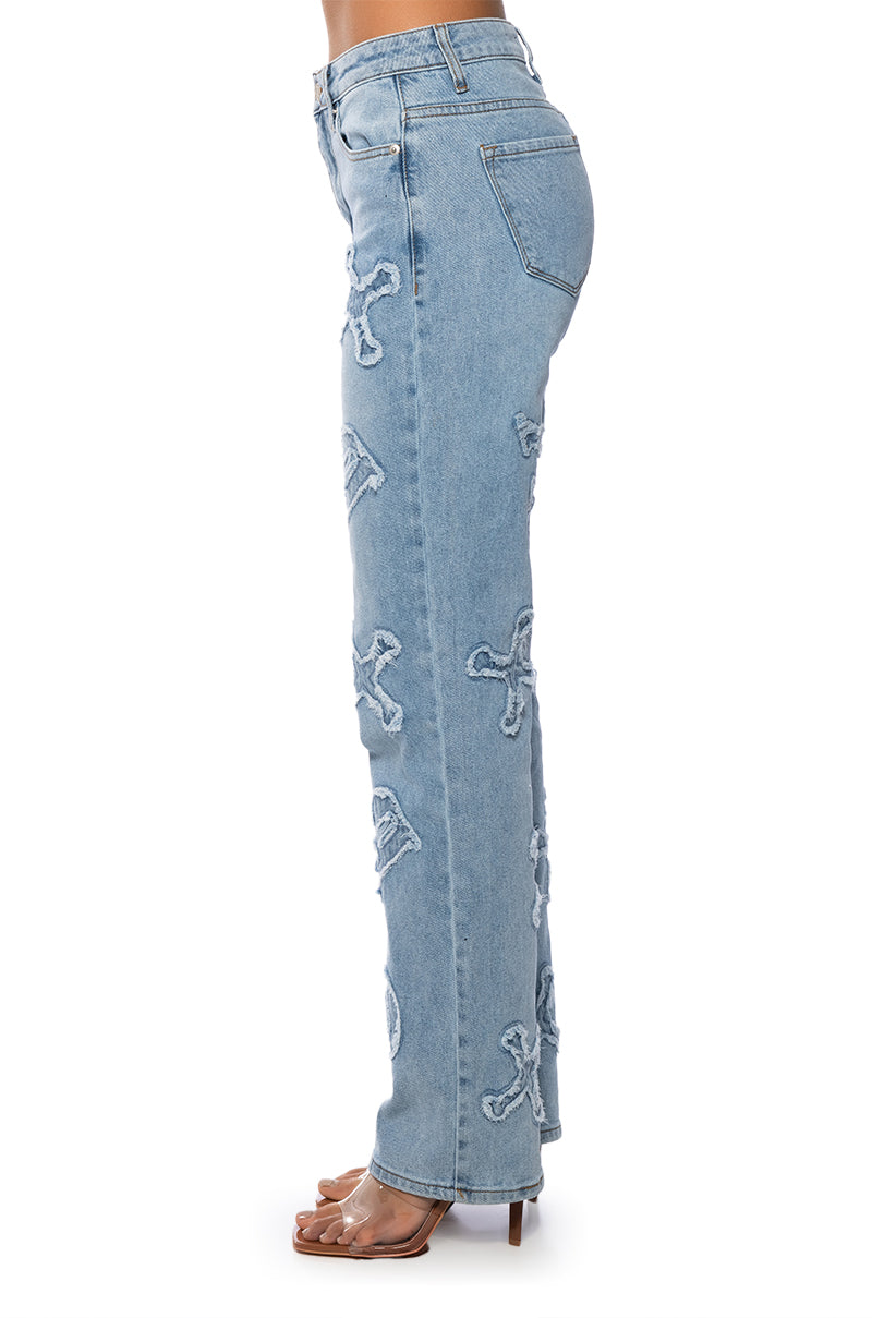 BE YOURSELF RELAXED FIT DENIM