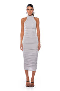 BEST BEHAVIOR SLINKY MIDI DRESS