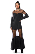 BLANK SPACE MESH MAXI DRESS