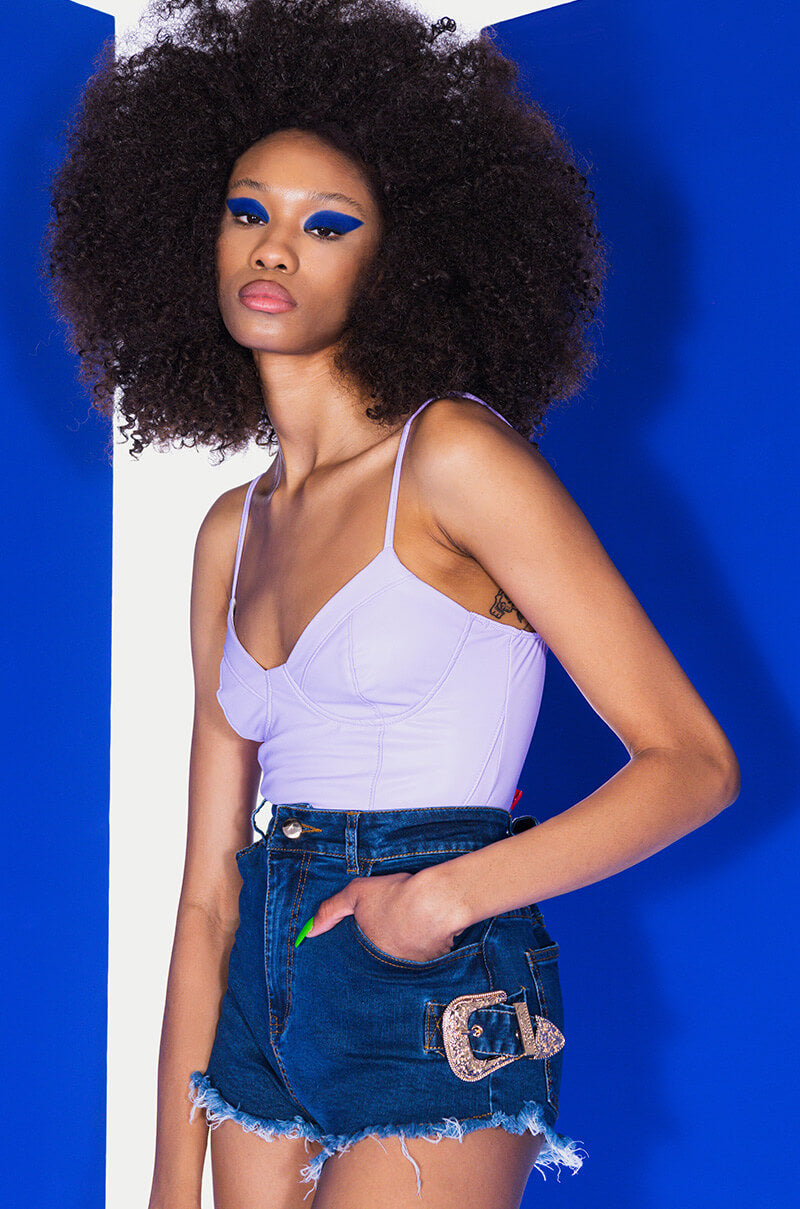 BLUE JEAN BABY BUCKLE SHORT