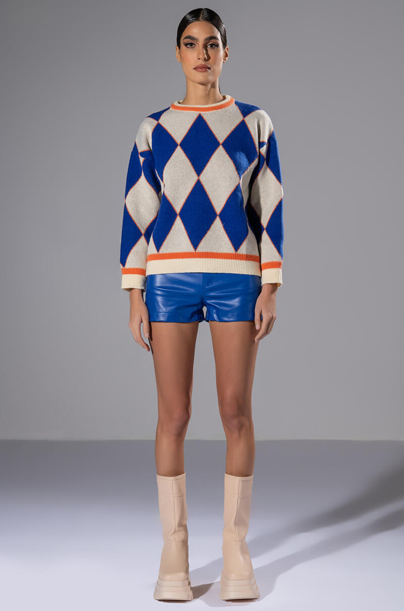 CALLIE FAUX LEATHER SHORT