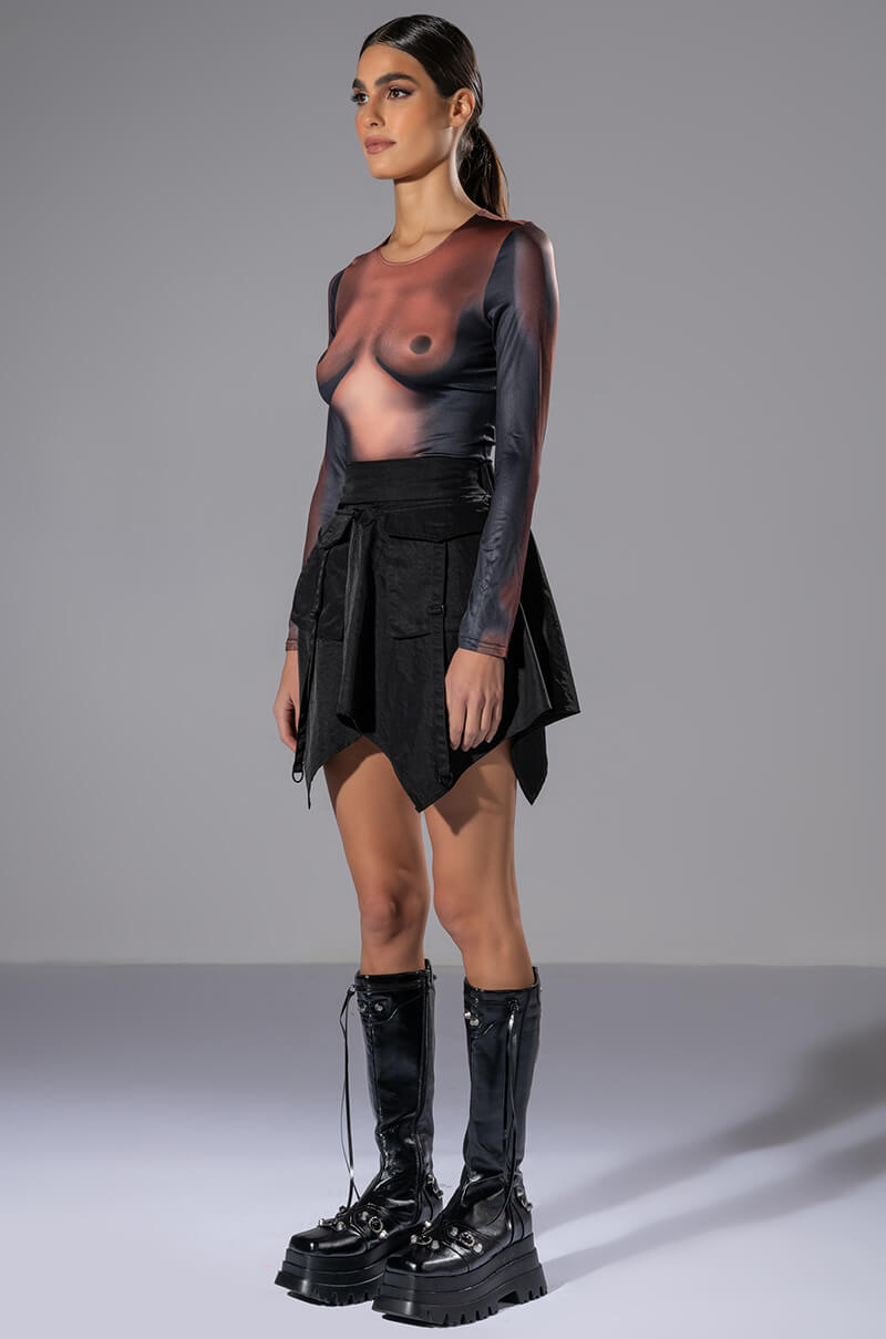 BODY MOVES LONG SLEEVE BODYSUIT