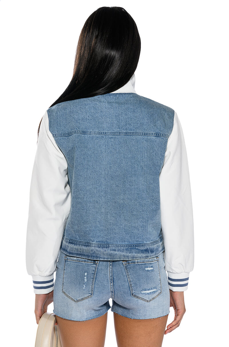 BRIDGEHAMPTON WITH IT DENIM RIB JACKET