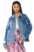 BRING IT BACK OVERSIZED DENIM JACKET