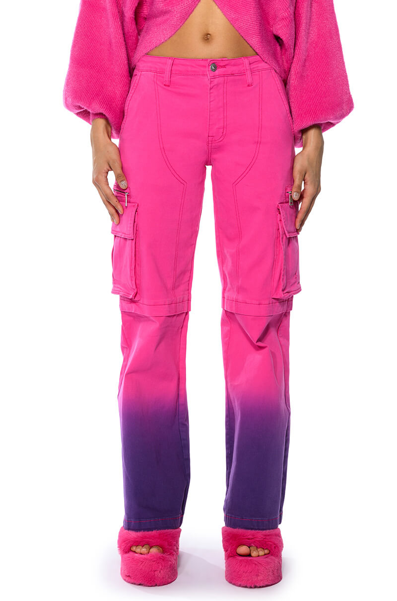 CANDY DREAMS RELAXED CARGO JEANS