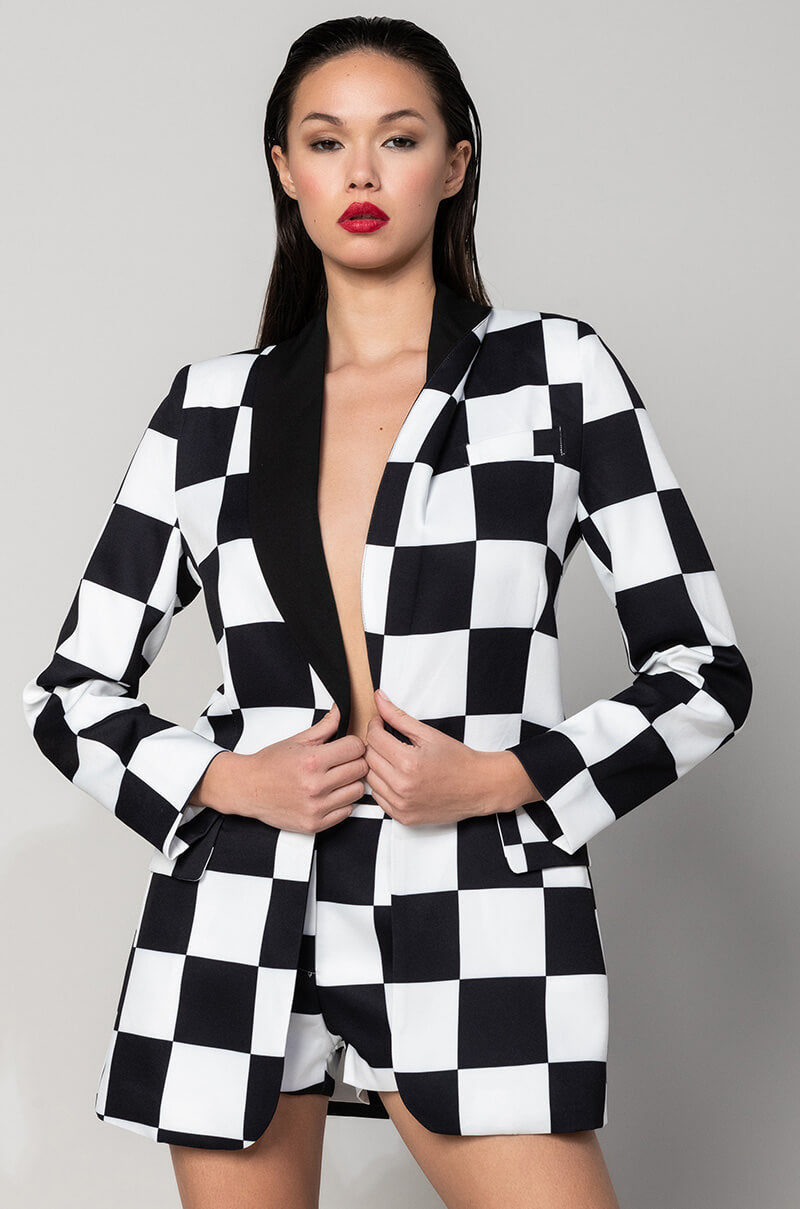 CHECKMATE FITTED BLAZER
