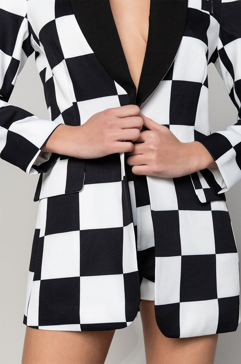 CHECKMATE FITTED BLAZER