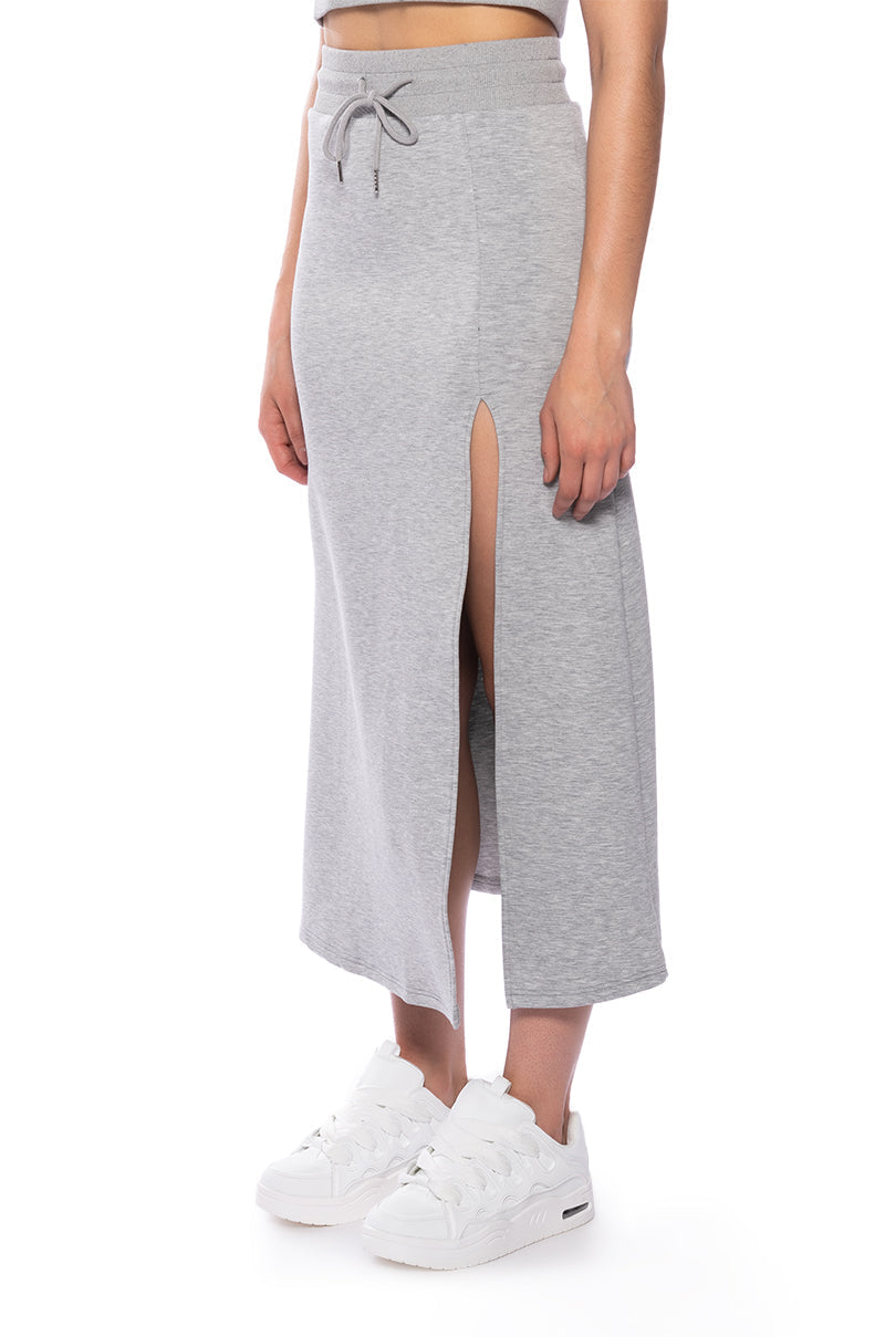 CHILL DAYS COZY MAXI SKIRT