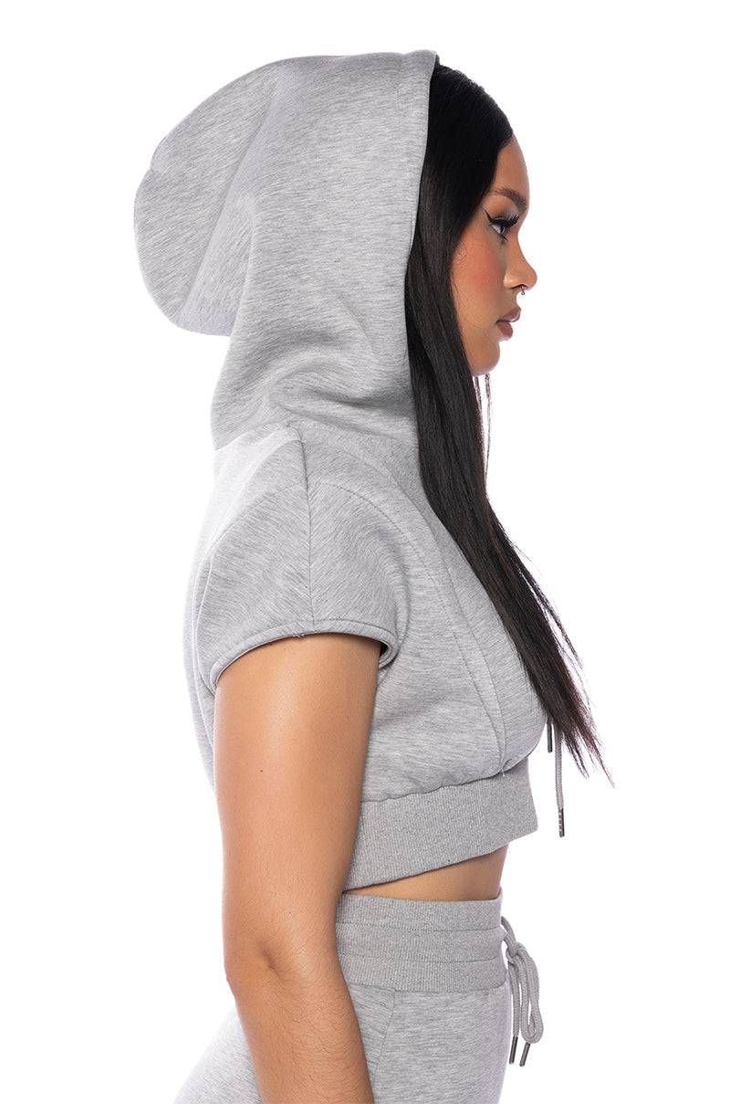 CHILL DAYS CROPPED HOODIE
