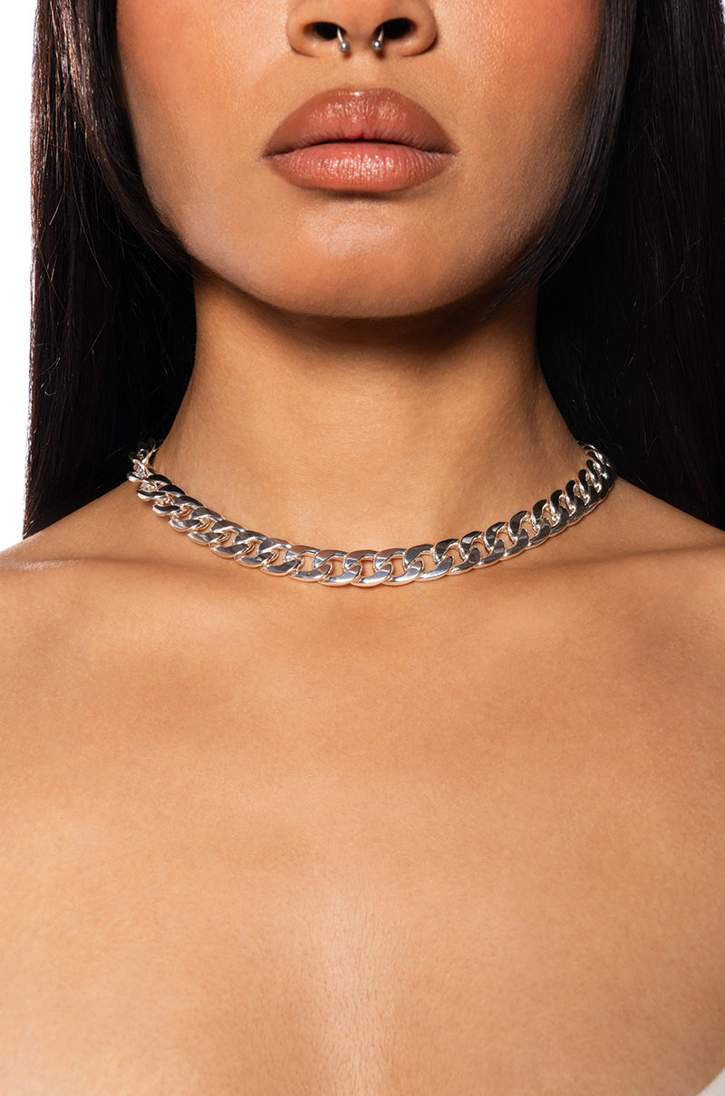 CLASSIC CUBAN CHAIN IN SILVER
