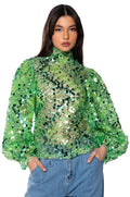 GALAXY EMBELLISHED LONGSLEEVE TOP