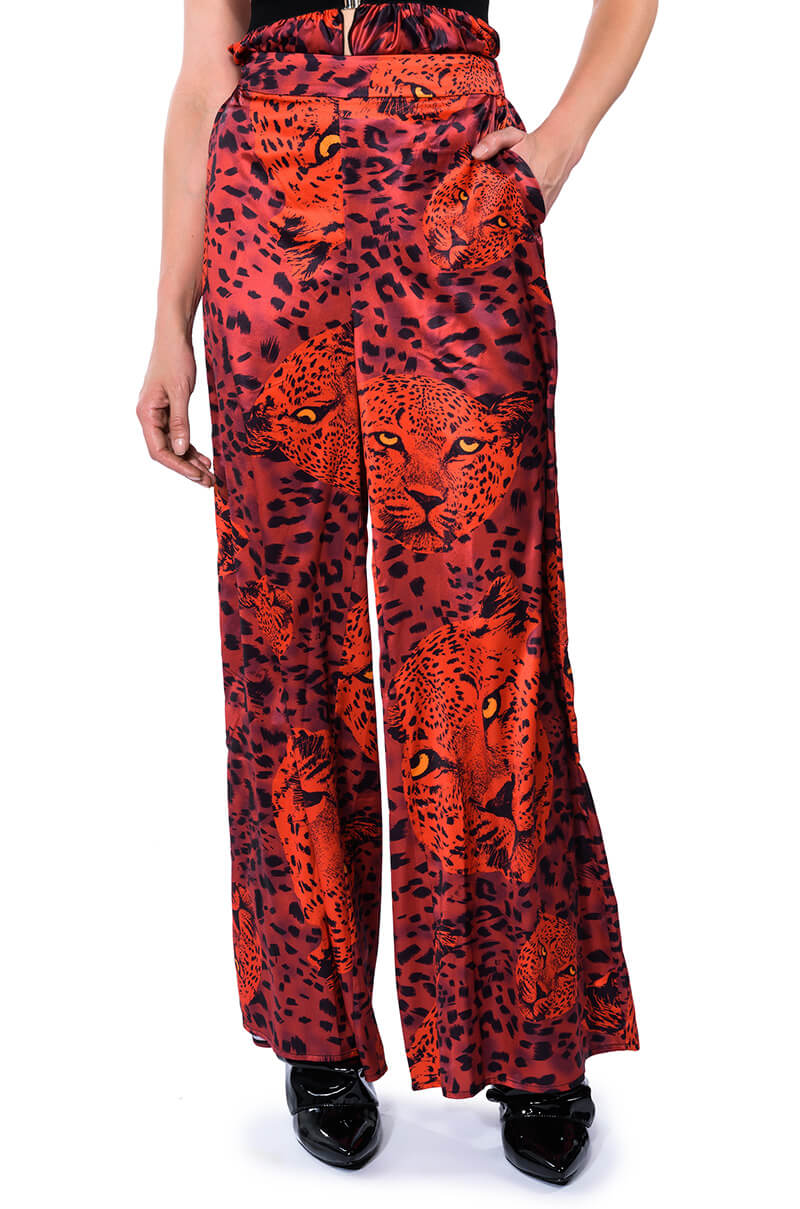CRAVING YOUR ATTENTION WIDE LEG PULL ON PANTS