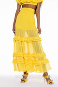 DELILAH SMOCKED MAXI SKIRT