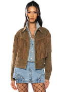 DANI FRINGE DENIM JACKET