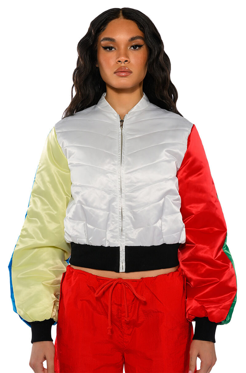 DECKER COLOR BLOCK BOMBER