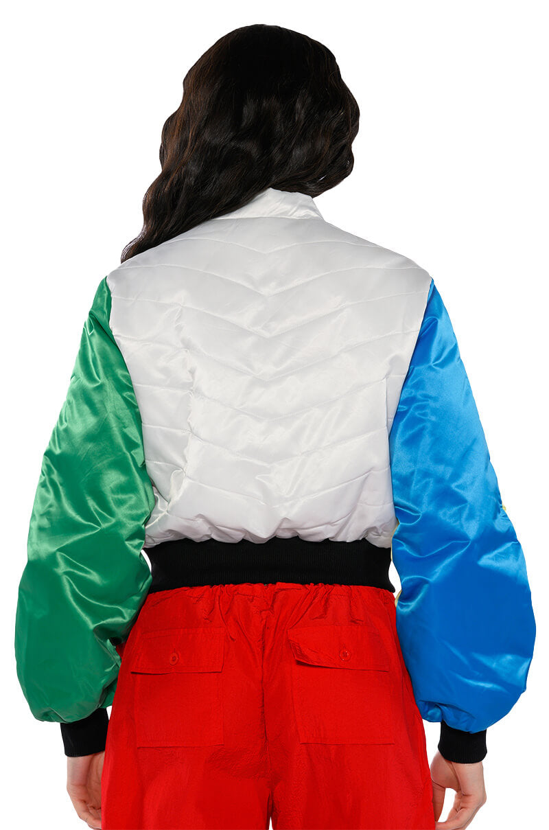 DECKER COLOR BLOCK BOMBER