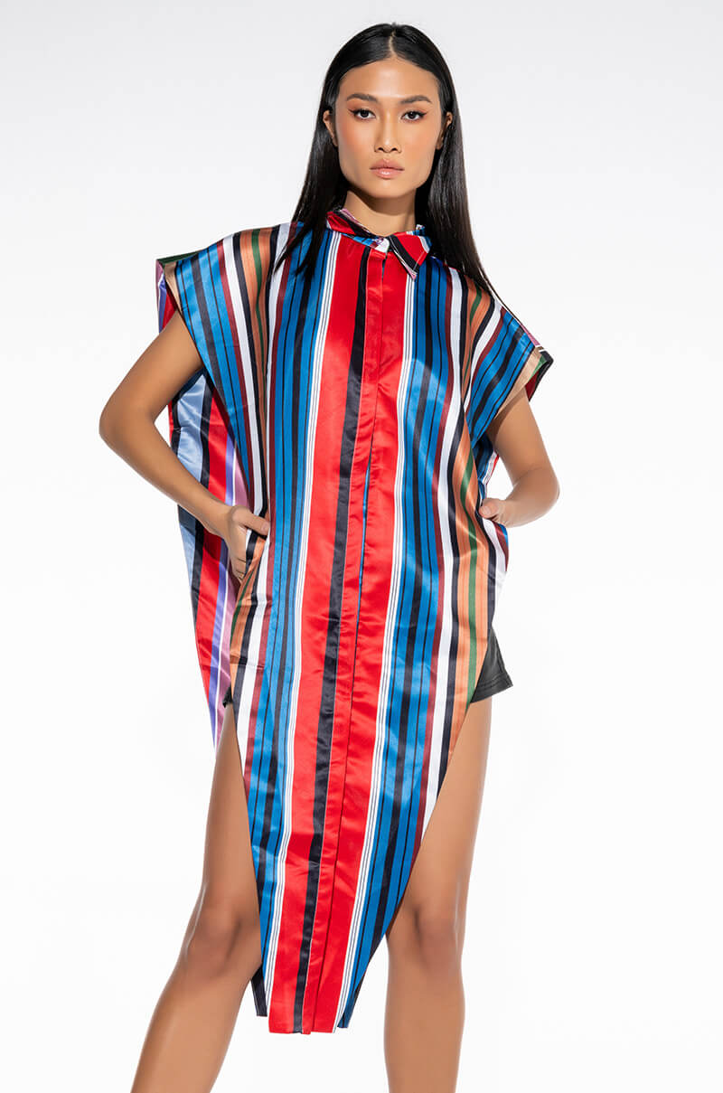 DESIRE MORE MAXI BUTTON UP BLOUSE