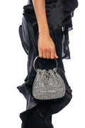 DISTURBIA EMBELLISHED BUCKET BAG