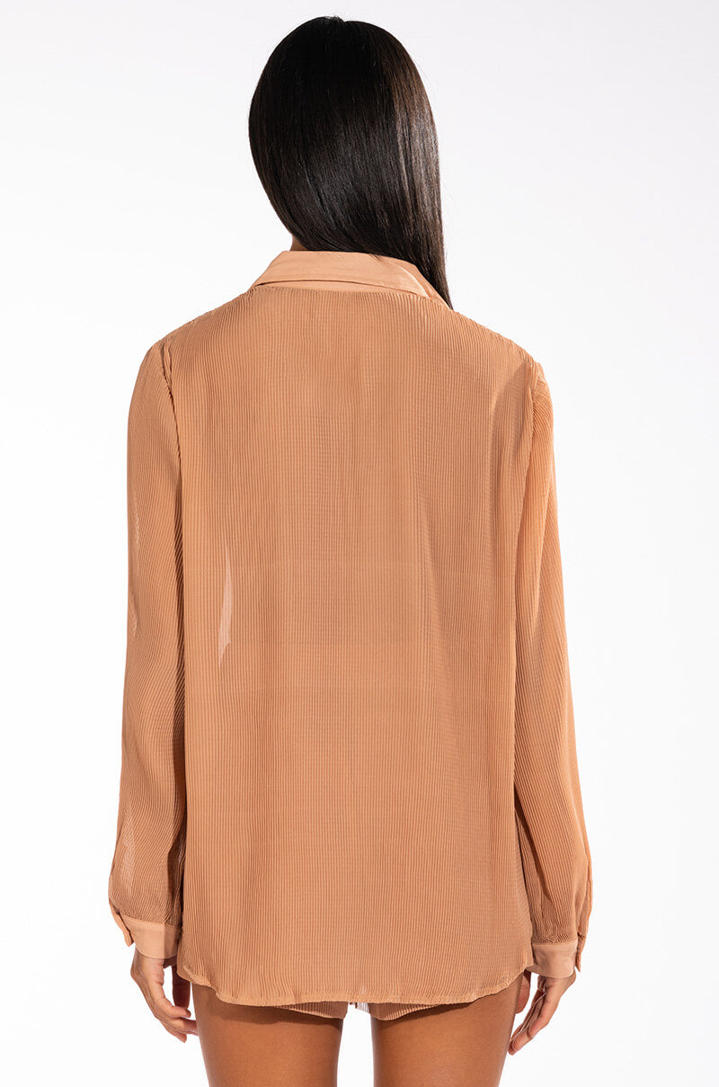 DND CROPPED RELAXED BUTTON DOWN