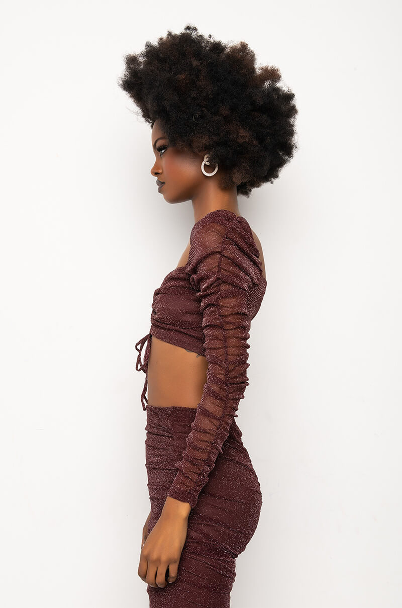 DO IT LIKE ME CROPPED BLOUSE