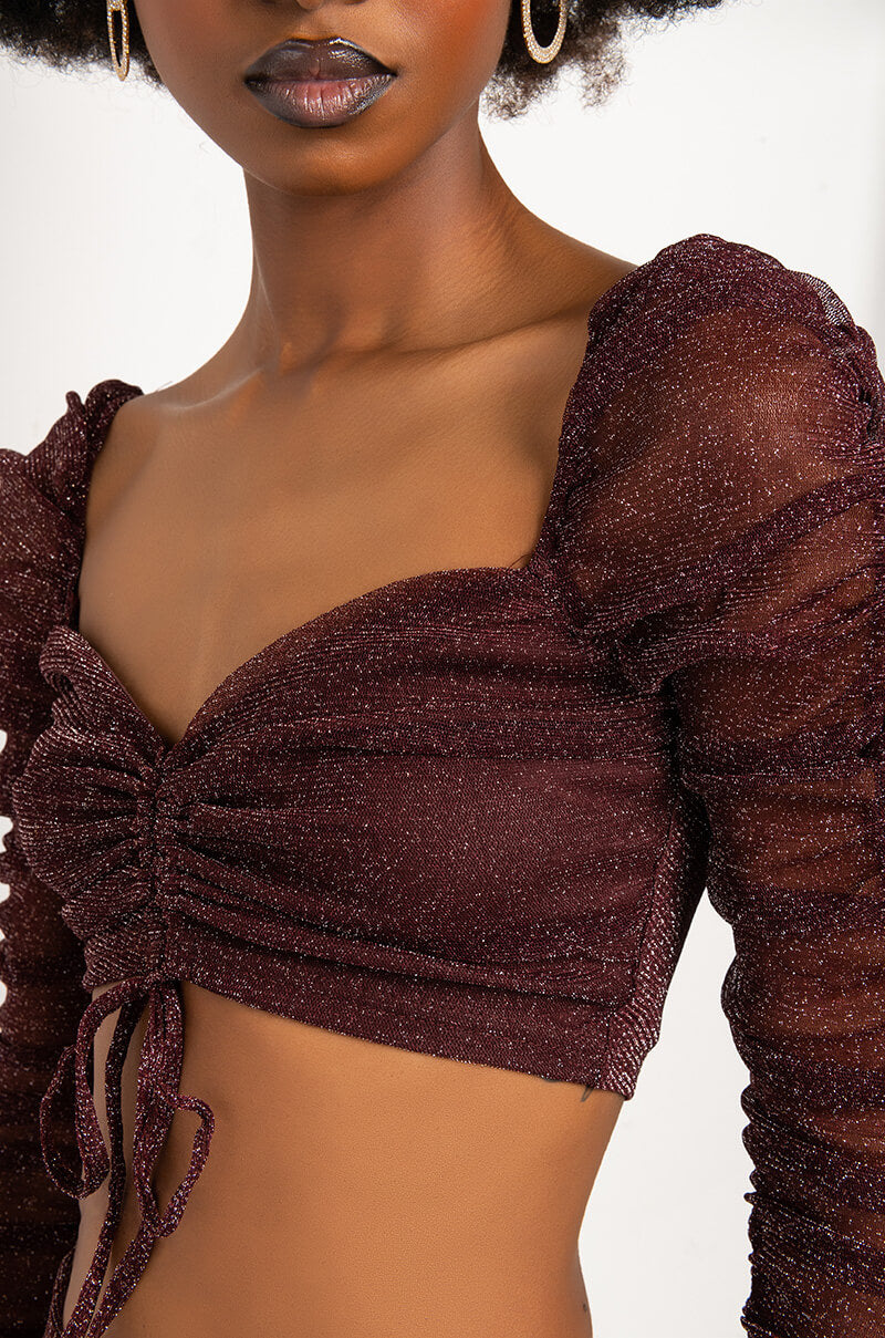 DO IT LIKE ME CROPPED BLOUSE