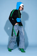DON'T TAKE HIM BACK HIGH RISE WIDE LEG CARGO PANTS
