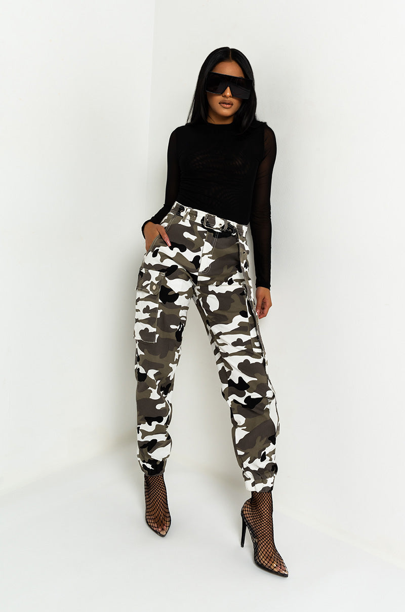 SEXY CAMO CARGO JOGGER PANT